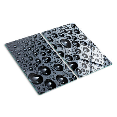 Schneidebrett glas Wassertropfen auf Glas