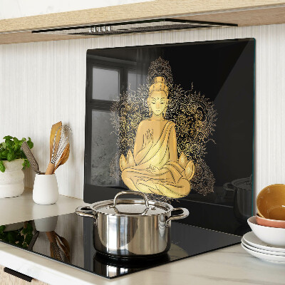 Glasschneidebrett Buddha in Meditation