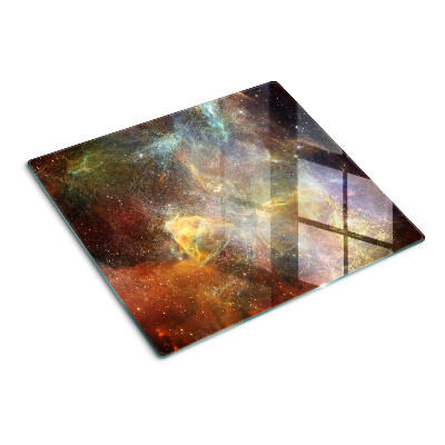 Glasschneidebrett Kosmische galaktische Landschaft