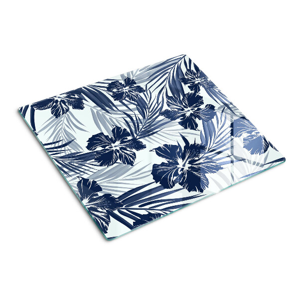 Schneidebrett glas Florales tropisches Motiv