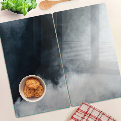 Glasschneidebrett Nebel und Fenster
