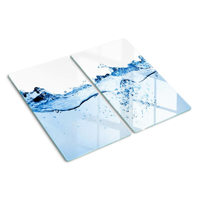 Glasschneidebrett Wasserthema