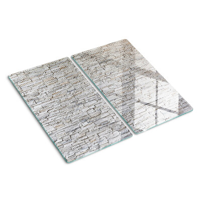 Schneidebrett glas Steinmauer