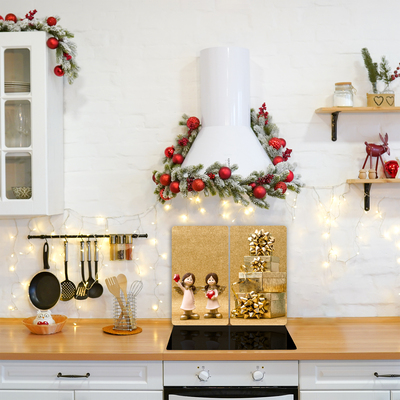 Glas Ceranfeldabdeckung Spritzschutz Heilige Engel Weihnachtsgeschenke