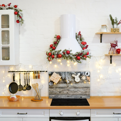 Glas Ceranfeldabdeckung Spritzschutz Weihnachtsbaum-Dekoration Weihnachtsgeschenke