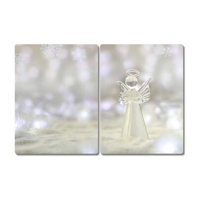 Glas Ceranfeldabdeckung Spritzschutz Heiliger Engel Glass Ornament