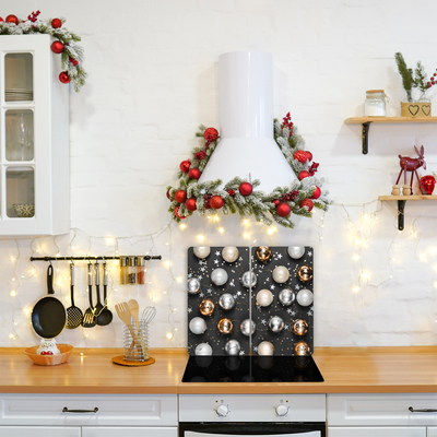 Glas Ceranfeldabdeckung Heilige Weihnachtskugeln