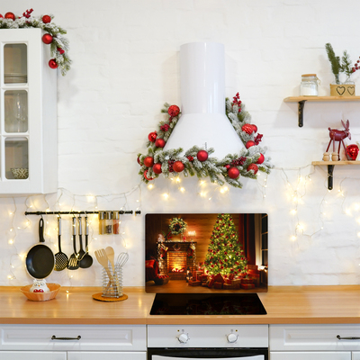 Glas Ceranfeldabdeckung Weihnachten Kamin Weihnachtsgeschenk