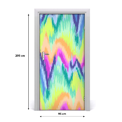 Selbstklebendes wandbild an der wand Regenbogen hintergrund