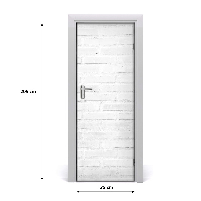 Selbstklebendes wandbild an der wand Ziegelwand