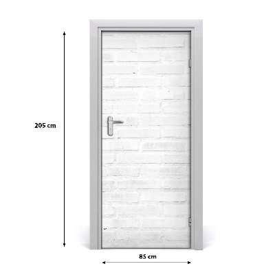 Selbstklebendes wandbild an der wand Ziegelwand