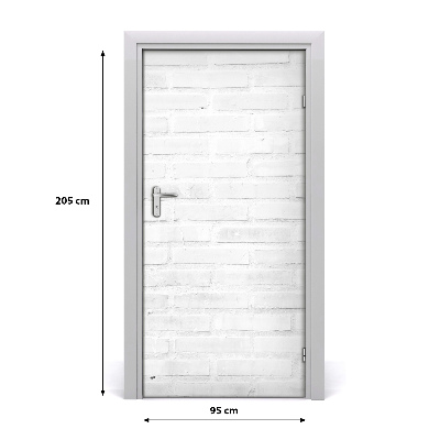 Selbstklebendes wandbild an der wand Ziegelwand
