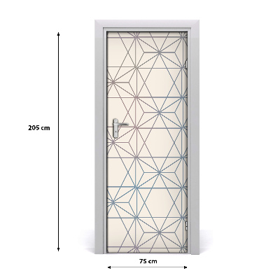 Selbstklebendes wandbild an der wand Geometrischer hintergrund