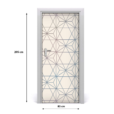 Selbstklebendes wandbild an der wand Geometrischer hintergrund