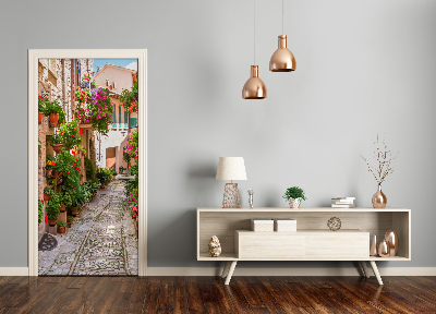 Selbstklebendes wandbild an der wand Italienische straßen