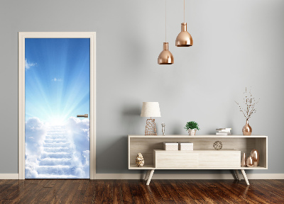 Selbstklebendes wandbild an der wand Treppe zum himmel