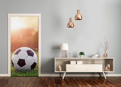 Selbstklebendes wandbild an der wand Fußball