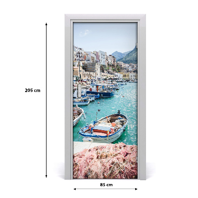 Selbstklebendes wandbild an der wand Sicilia