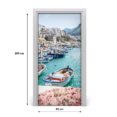 Selbstklebendes wandbild an der wand Sicilia