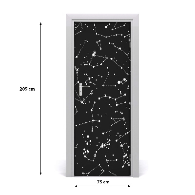 Selbstklebendes wandbild an der wand Konstellation