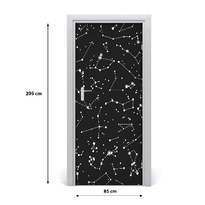 Selbstklebendes wandbild an der wand Konstellation