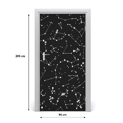 Selbstklebendes wandbild an der wand Konstellation