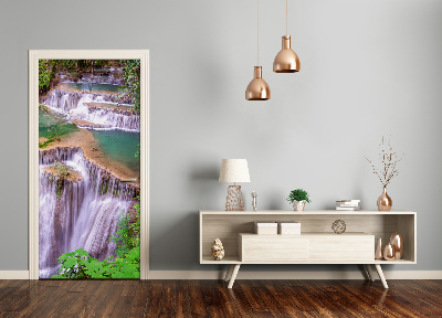 Selbstklebendes wandbild an der wand Wasserfall