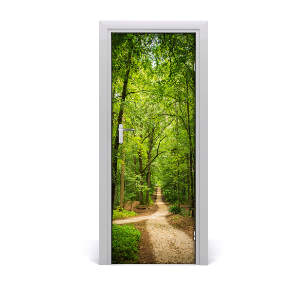 Selbstklebendes wandbild an der wand Der weg in den wald