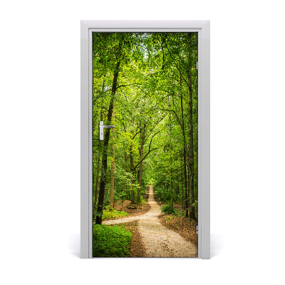 Selbstklebendes wandbild an der wand Der weg in den wald