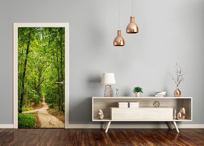 Selbstklebendes wandbild an der wand Der weg in den wald