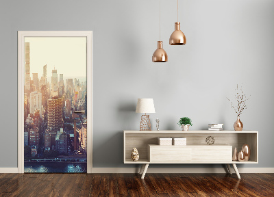 Selbstklebendes wandbild an der wand Flug vogel in new york