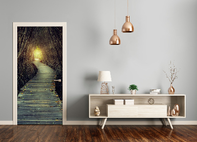 Selbstklebendes wandbild an der wand Der weg in den wald