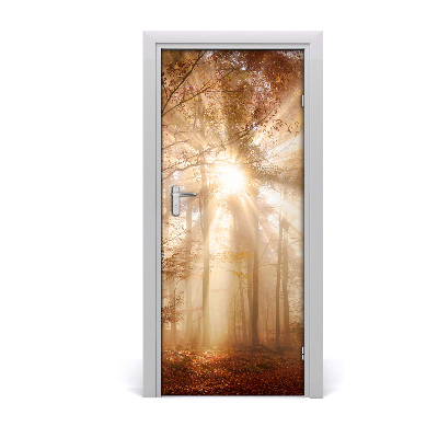 Selbstklebendes wandbild an der wand Wald im herbst