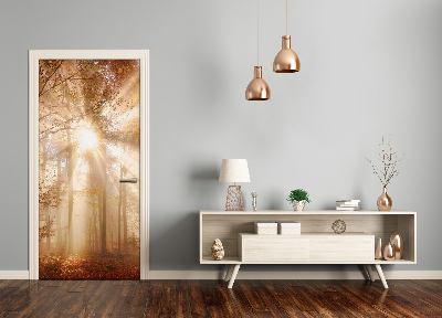 Selbstklebendes wandbild an der wand Wald im herbst