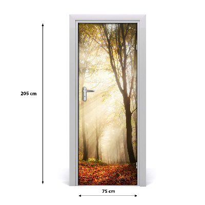 Selbstklebendes wandbild an der wand Wald im herbst