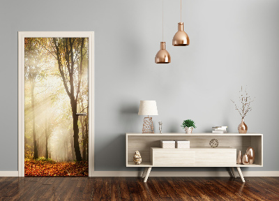 Selbstklebendes wandbild an der wand Wald im herbst