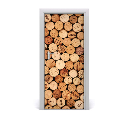 Selbstklebendes wandbild an der wand Corks wein