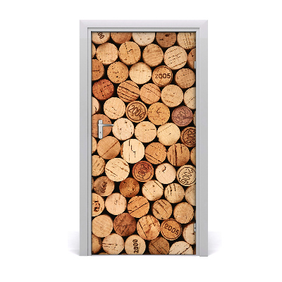 Selbstklebendes wandbild an der wand Corks wein