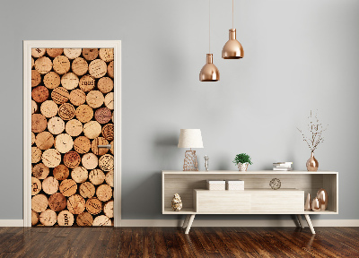 Selbstklebendes wandbild an der wand Corks wein