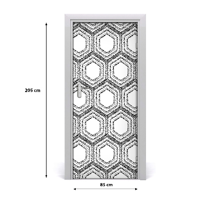 Selbstklebendes wandbild an der wand Geometrischer hintergrund