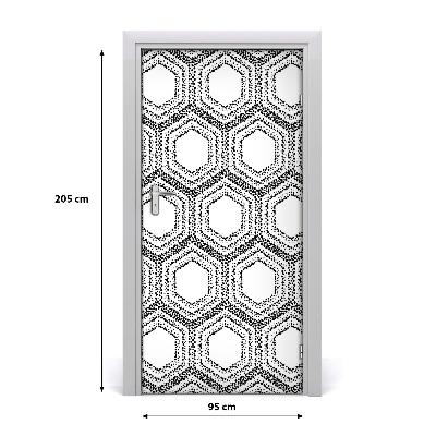 Selbstklebendes wandbild an der wand Geometrischer hintergrund