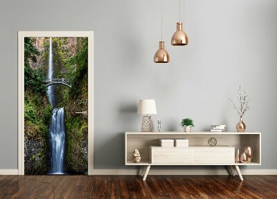 Selbstklebendes wandbild an der wand Wasserfall