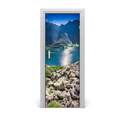 Selbstklebendes wandbild an der wand Schwarzer teich tatry