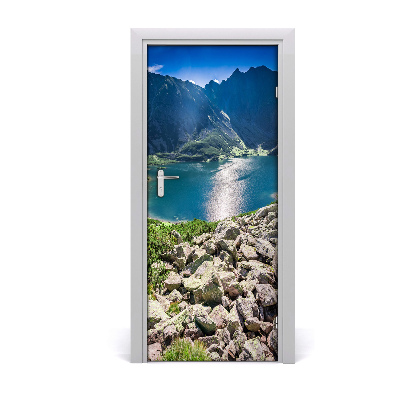 Selbstklebendes wandbild an der wand Schwarzer teich tatry