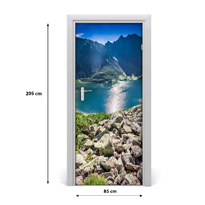 Selbstklebendes wandbild an der wand Schwarzer teich tatry