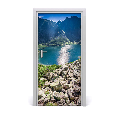 Selbstklebendes wandbild an der wand Schwarzer teich tatry