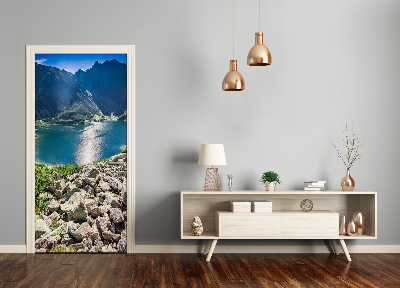 Selbstklebendes wandbild an der wand Schwarzer teich tatry