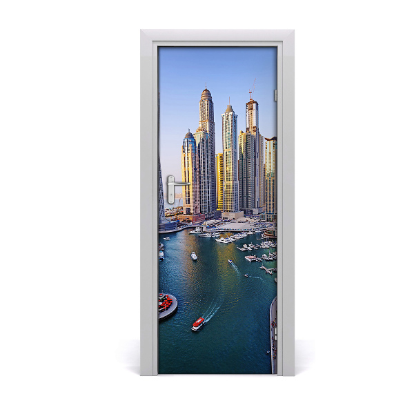 Selbstklebendes wandbild an der wand Bay dubai