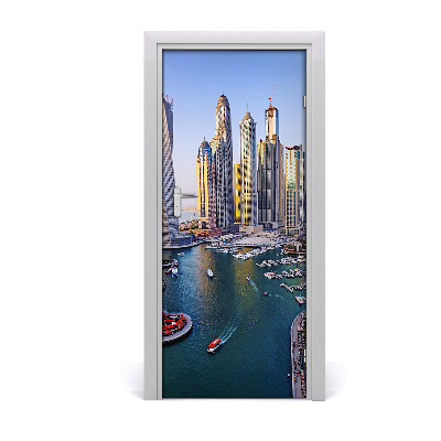 Selbstklebendes wandbild an der wand Bay dubai