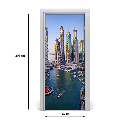 Selbstklebendes wandbild an der wand Bay dubai